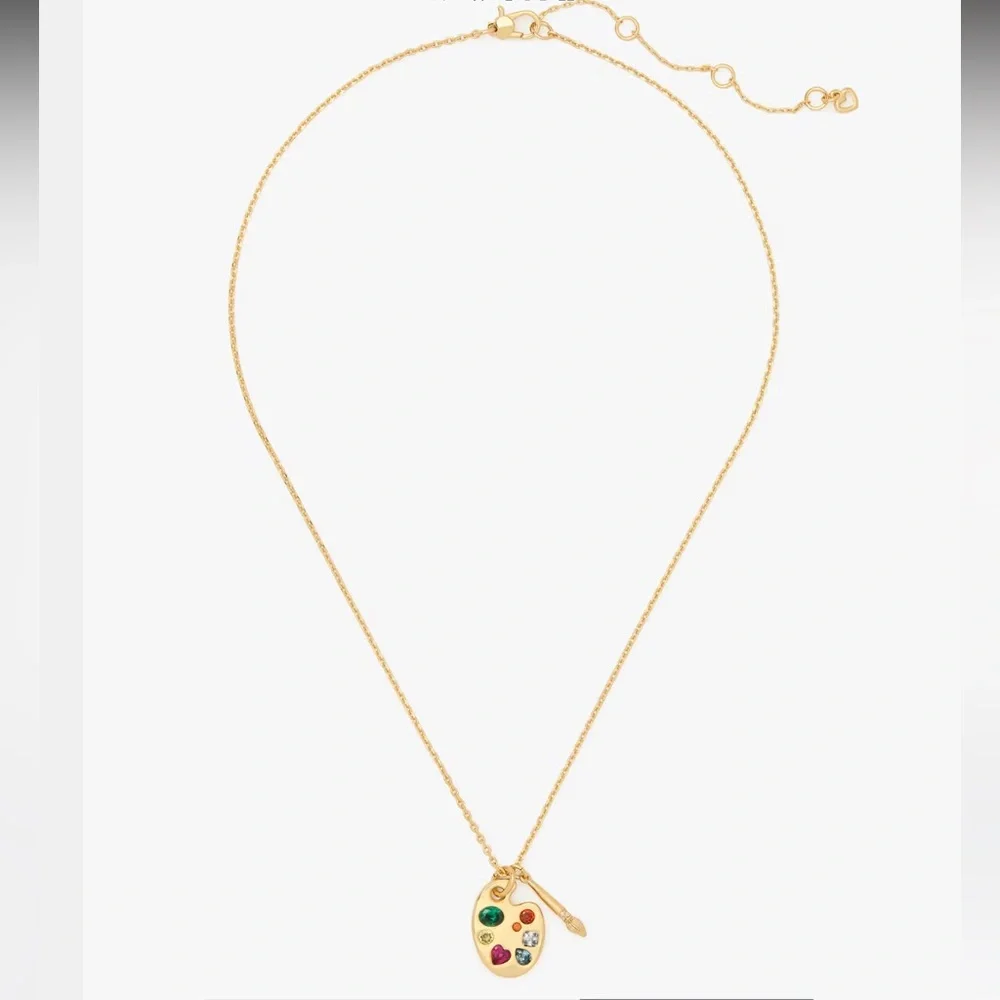 $98 Kate Spade Paint The Town Pendant